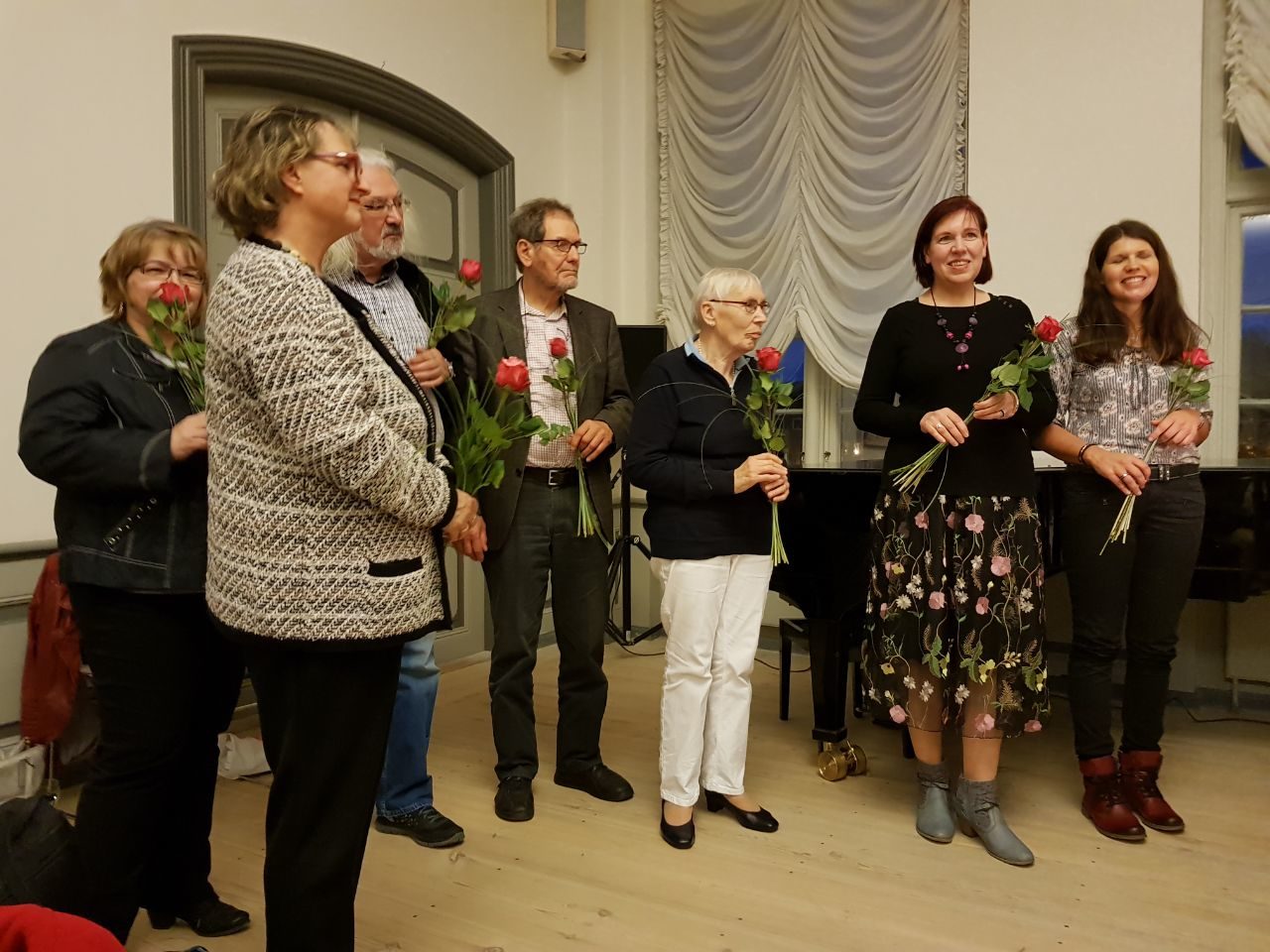 Nach der Lesung "Pinneberg wortreich umkreist" 05.11.17 